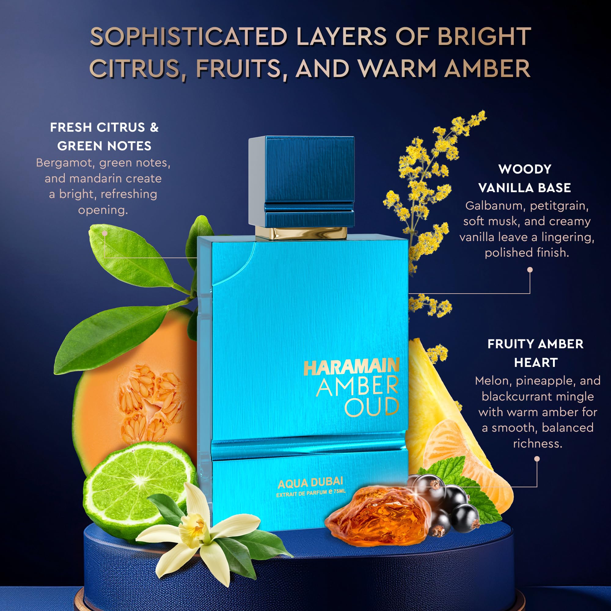 Amazon.com : Al Haramain Amber Oud Eau de Parfum – Aqua Dubai